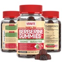 VIDAVITE Berberine with Ceylon Cinnamon Gummies — Sugar-free, 98% Pure & 10x Absorption — 1200mg HCL Organic Berberine Supplement for Weight Management, Immunity, Metabolic & Digestive Health(30 Days)