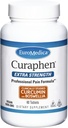 EuroMedica Curaphen Extra Strength - 60 Tablets - Professionelle Formel - Potent Curcumin & Boswellia mit DLPA & Nattokinase - Highly Absorbable - 60 Portionen