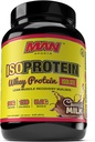MAN Sports ISO-Protein 100% Pure Whey Protein Isolate Powder, Txokolate esnea, 2 libra