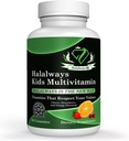 Halalways Kids Daily Gummy Halal Certified Multivitamín pre deti, vitamín C, D3 a oveľa viac pre imunitnú podporu Cherry, Jahodové, Orange Archív Certified Halal Supplement