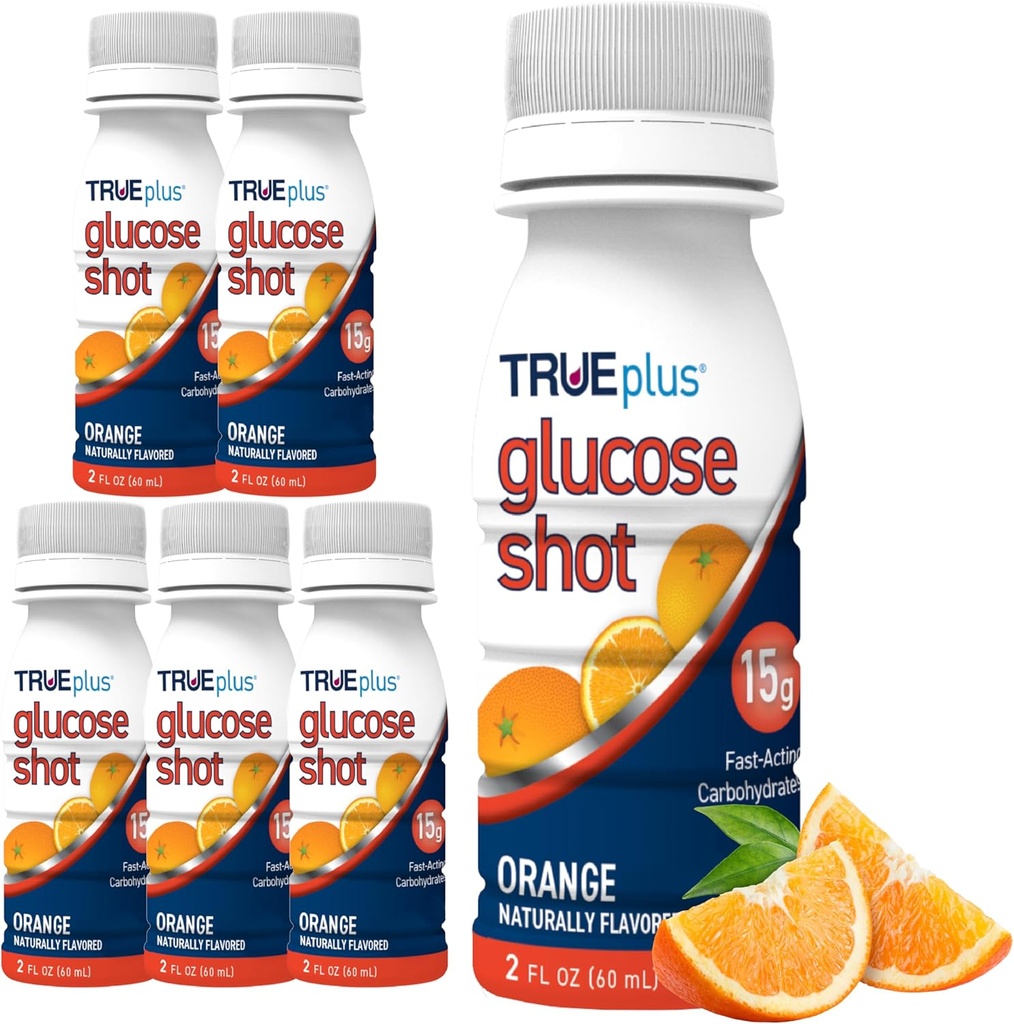 TRUEplus Glucose Shots 6 Пляшки - Апельсин