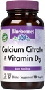 Bluebonnet Calcium Citrate with Vitamin D3 - Daily Bone Health " Strength Plus Immune Support* 1000mg Calcium supplement for Women ' Men - Non-GMO, Gluten-Free - 180 Caplets