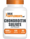 BulkSupplements.com Chondroitin Sulfate Capsules - Nutritional Supplement, Chondroitin Sulfate 1000 mg - Gluten Free, 2 Capsules per Serving, 120 Count (Pack of 1)
