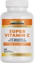 Nature’s Lab Gold Super Vitamina C 1000mg – Suporte do sistema imunológico – Contém Bioflavonoides Complexo & Quercetina – Não-Ácida, Não-GMO, Glúten Livre, Vegan – 120 Cápsulas (2 Mês de Fornecimento)