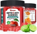 (2 Paket) 90 Count Keto ACV Gummies 1500MG 180 Count Keto ACV Gummies ilə Formula, Qadınlar üçün Keto Diet Supplement - Aşağı Sugar & Gluten Pulsuz