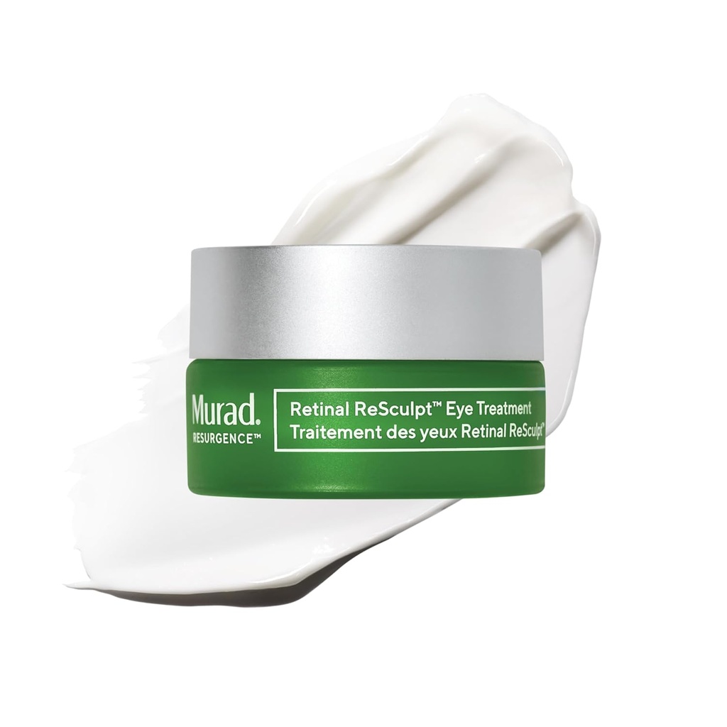 Murad Retinal ReSculpt Eye Lift Treatment - Age- Defying Eye Cream with Encapsulated Retinal, Aot Econan, & OAT-Firming Film for Youful Eyes - Tightens Droopy Lids & Under- Eye Bags - 0.5 Fl Oz