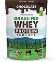 Opportuniteas Grass Fed Chocolate Whey Protein Isolate Powder - 20g Protein Powder Without Articial Sweeteners, Hormone- Free Cows, Non GMO - 5lb