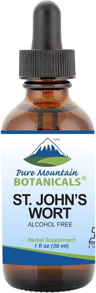 Pure Mountain Botanicals St Johns Wort Tint Tincture . . Kosher Liquid St. John