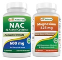 Best Naturals NAC 600 mg & Magnesium Glycinate 425 mg