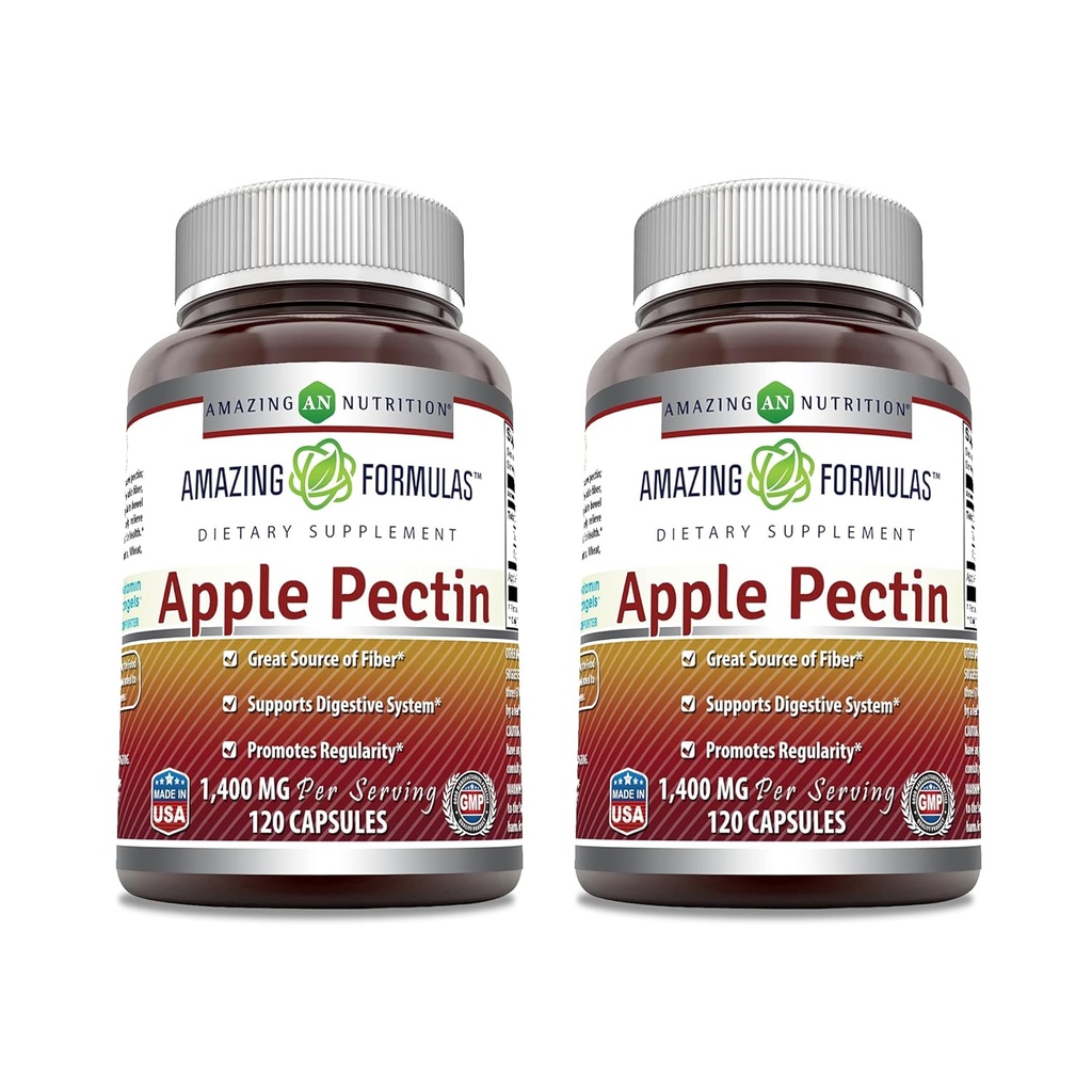 Amazing Formulas Apple Pectin 1400 mg pe supliment de servire 