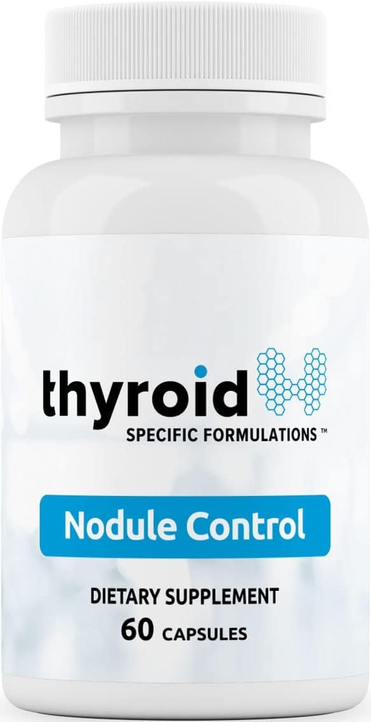 Nodule Control - Doctor Formulated Natural Thyroid Nodule Control ondersteunt het lichaam om te helpen verminderen schildklier nodules -w/Spirulina, Boswellia, Kurkuma, Inositol, Selenium, Prunella