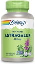 Solaray Astragalus Root 400mg – Support à base de plantes traditionnelles - Non-OGM, Vegan & Lab Vérifié - 180 portions, 180 VegCaps