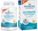 North Naturals Ultimate Omega, Lemon Flavor - 210 Soft Gels - 1280 mg Omega-3 - High-Potency Fish Oil with EPA ' DHA - Promotes Brain ' Heart Health - Non-GMO - 105 Servings