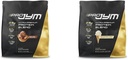 Pro JYM אבקת חלבון בלגן עם Whey, Casein, Milk & Egg Isolates - רוקי Road & Tahitian Vanilla Bean Flavors, 4.3lb & 45 משרתים