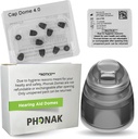 Phonak Cap 4.0 Dome XSmall (0.18 düymə =4.5mm) - Sonova tərəfindən Genuine OEM İsveçrəyi, Çox Dövlət Dəstək Ölçüləri - 1 Paket / 10 Domes Ümumi