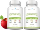 Raw Apple Cider Vinegar Capsules med mor, 1500 mg ACV piller - Økt energi, støtte immunitet og dialyse og vektkontroll for kvinner og menn - 2 pakke