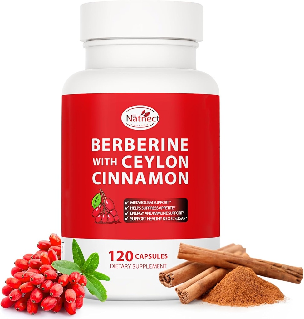 Ceylon Cinnamon, Licorice özü, Bakıda 6X Sağlamlıq İdarəetmə, Metabolizm və Immune Support (120 Kapsül)