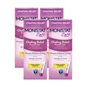 Monistat Chafing Relief Powder Gel, Long-Lasting Anti-Chafing Protection for Bikini Area, Thighs and Bra Lines, 1.5 Oz, Pack of 4
