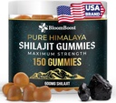 Shilajit for Men and Women - Shilajit Gumies - Shilajit Pure Himalayan - 600mg Shilajit, 150 Gumies (75 Kalpo)