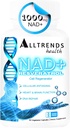ALLTRENDS Health NAD Phụ 1000mg resveratrol 500mg MMG Trimethlycine 500mg mgVitamins cho tế bào tái tạo, tim & chức năng não, sửa đổi ADN, dài hạn, căng thẳng năng lượng và oxy hóa 60Caps
