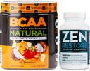 Nutrology Zen Natural Magnézium Supplement (30 Servings) & Nutrology BCAA Natural, Plant Based BCAA Powder, Orange Coconut flavor (30 Servings)
