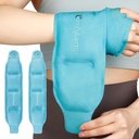 Comfytemp Wrist Ice Pack Wrap for Carpal Tunnel Relief, 2 pakker, FSA kvalifiserte, Gel Ice Packs for skader som kan gjenvinnes for Wrist håndsmerter, Hot Cold Compress Brace, kirurgi gjenoppretting elementer gaver menn kvinner