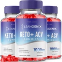 Rize labs (Pack of 3 Leangenix Keto + ACV Gummies for Advanced Weight Loss, Leangenix Keto to Burn Fat and Use as Main Source of Energy, Gomitas, Supplement Review (180 Gummies)