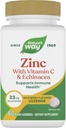 Nature's Way Tsink Lozenges koos C-vitamiini ja Echinacea, tsingi lisandid meestele ja naistele, immuuntoetus *, Wild Berry maitse, 60 Lozenges (pakendamine võib varieeruda)