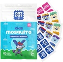 NATPAT Buzz Patch Mosquito Patch Sticks para crianças - Ingredientes baseados em plantas, Não-Tóxico - O original todo natural Citronella Essential Oil Insect Patch, DEET Livre, para crianças, Crianças (60 Pack)