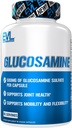 Evlutie Voeding Glucosamine - 500mg Glucosaminesulfaat - Gezamenlijk gezondheidssupplement - Mobiliteit en flexibiliteit Ondersteuning - 90 porties