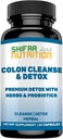 SHIFA NUTRITION Premium Colon Cleanse & Herbal Detox Pillen 2x15 Days Supply 
