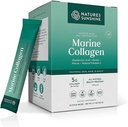 Příroda Sunshine Marine Collagen - Premium Wild- Chycen Aljašský Pollock Collagen Powder - Neochucené to- Sticks na podporu zářivé kůže a zdravé klouby