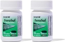 Böyük Ferosul - Ferrous Sulfate 325mg Tablet 65mg Elemental Iron - Qadınlar üçün Iron Supplement, Men - Green - 100 Count (2 Paket)