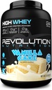 Revolution Nutrition, High Whey, Protein Powder 2LB, Gluten Free, Line Muscle Mass for Men & Women, 25g Protein Per Scoop, 907 g, 24 Servings (Vanilla Cake, 2 паунда)