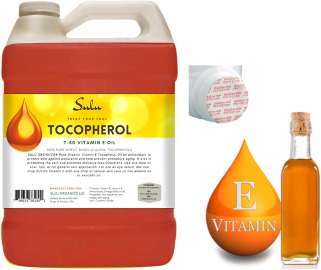 SULU ORGANCS 4 lbs-100% soy tự nhiên T50 Tocopherols E Dầu