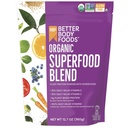 Better Foods Organic Superfood Powder with Protein, Vitamins C, E és B12 (12.7 oz.)