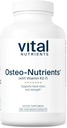Vital Nutrients Osteo-Nutrients | Vitamin K2 + D3, Calcium och Magnesium för ben- och hjärtsupport * | Vegetariskt tillskott | Gluten, Dairy, Soy Free | 180 kapslar