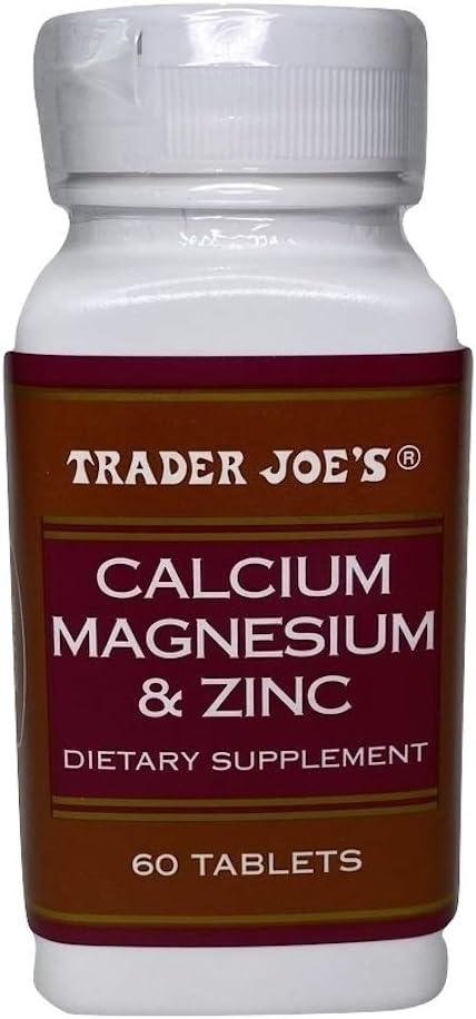 Trader Joe 's Kalcium Magnézium & Cink 60 tabletta