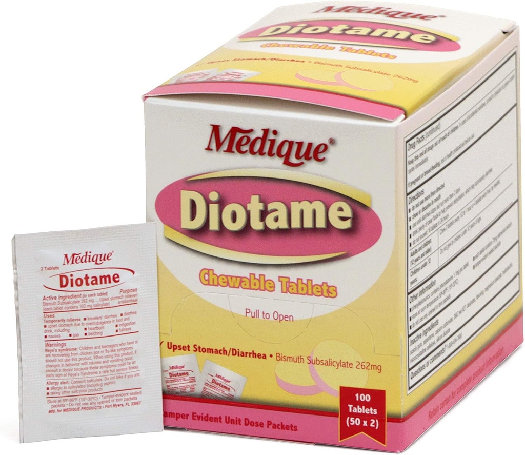Medique 22033 Diotame Tablets, 100 Tablets