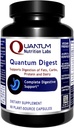 Quantum Nutrition Labs Quantum Digest - Digetical Health Enzymes for Women and Men, Ditraffic Support for Gut Health, Fully Active Vegan Enzyme Pills - 60 Vegetarian Capsules