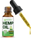 NATURE'S BENEFICIALS Organic Hemp Oil Extract Drops, 500mg