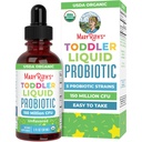 MaryRuth's Organic Toddler Probiotic Liquid Drops | Kids Probiotics for Ages 1-3 | 5 Probiotic Strains | 150 Million CFU Per Serving | USDA Organic | Sugar Free | Vegan | Gluten Free | 1 Fl O
