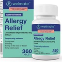 WeLMAT - Levoctrizzine Dihydrode 5mmg (360 ct) - No pas Drawsy Allergy Medidiction - 24 hores - Antihisthimina - Alima genèric Al·làs-The-The- Castoration