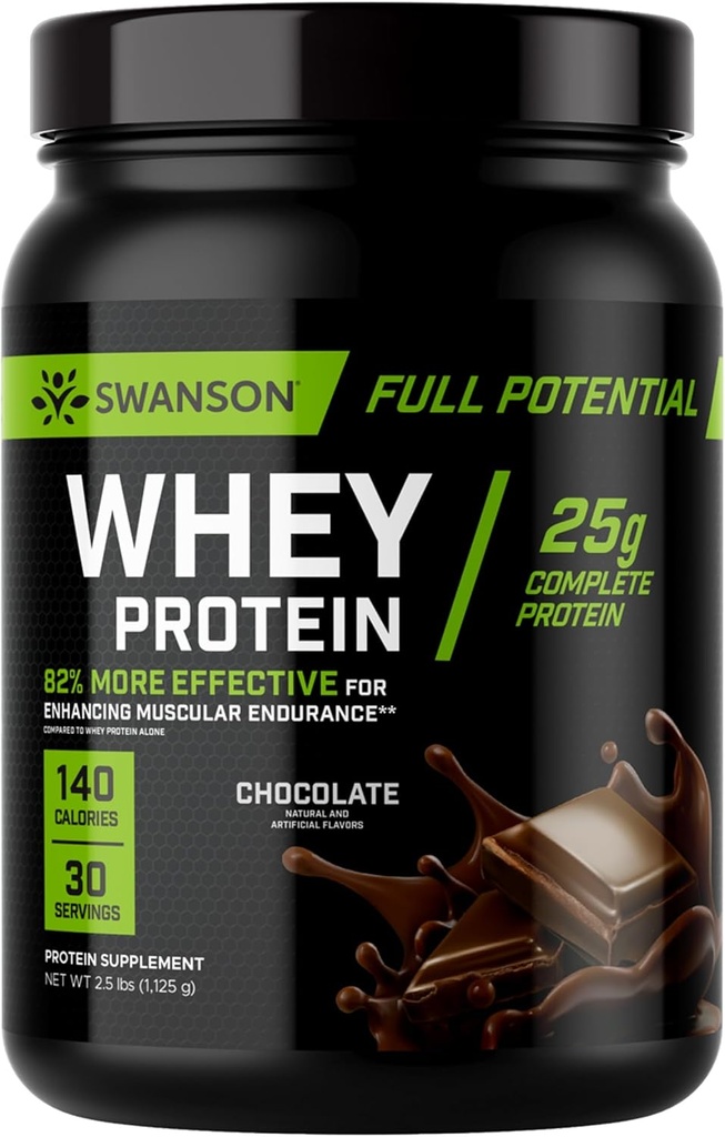 Swanson Full Potential Proteina Whey - Ciocolata