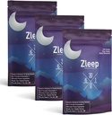 ZOL- Sleep Patch w / Dream Complex dan Melonatin ke Kualitas Propiness Tidur dan Mengurangi Tiredness (3 Pack, 90 Patch)