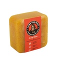 TAME WILD Orange Walnut Beard Soap Bar - 5 oz Exfoliating Beard Wash and Face Scrub - Karitejevo maslo in kokosovo olje čistilec - Hidrating milo - Očetov dan darila