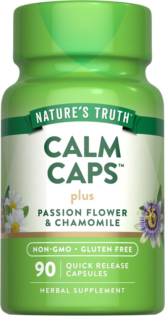 Real's Real Real Caps 90 Capsules | with flowers February and Chamoil | Non-GMO, Gluten Free Supplement