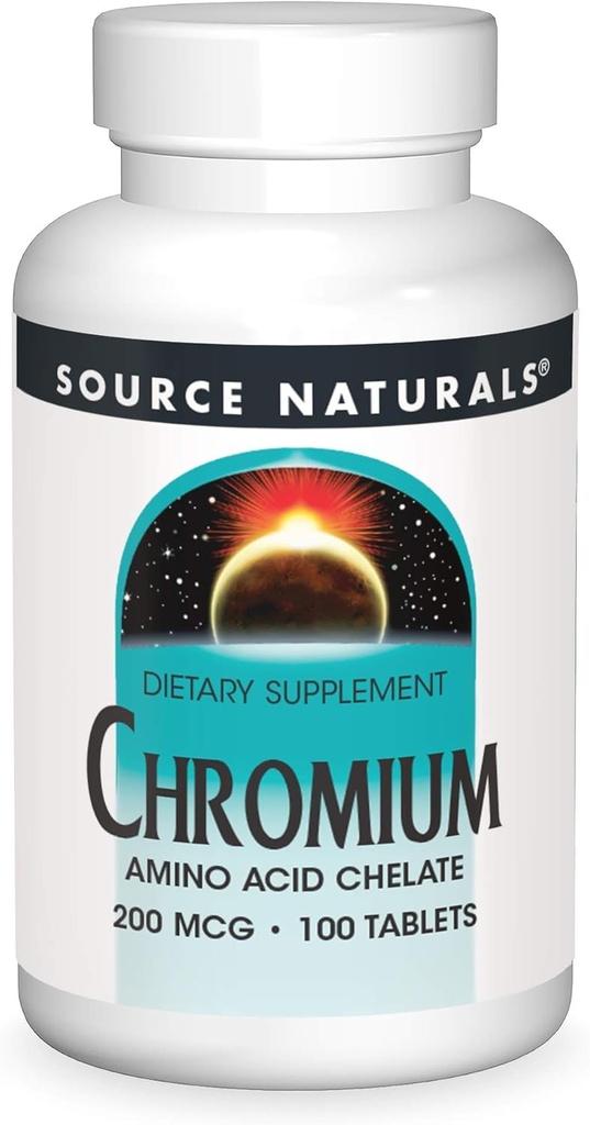 Fonte Natural, Inc. Chromium Chelate 200mcg 100 Tablet