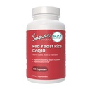 Sanar Naturals Red Yeast Rice with CoQ10 | Supports Healthy Heart Function Energy and Stamina | Heart Health and Energy Supplement | Vegan Non-GMO Gluten Free, 120 Capsules