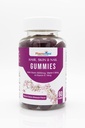 Hair Skin & Nail Vitamin Gummies with Biotin Vitamin C and E -Vegan Gluten Free & Non-GMO Ingredients -60 Count